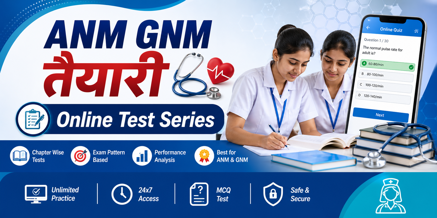 ANM GNM online test series